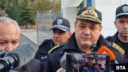 The chief secretary of the Ministry of Internal Affairs, Petar Todorov (above), identified the officer as Sergeant Petar Bachvarov of the Border Police.