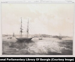 Ships in the harbor of Sevastopol.
