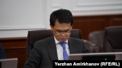 Министр цифрового развития, инноваций и аэрокосмической промышленности Багдат Мусин. Август 2023 года