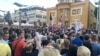 The protest against lithium mining project in Loznica, Serbia.