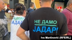 Okupljeni na protestu protiv rudarenja litijuma u Loznici