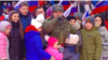 Скриншот видеозаписили концерта в "Лужниках" 22 февраля в Москве