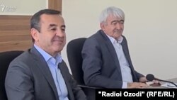 Abdukhalil Kholiqzoda and Abduqodiri Rustam (file photo)