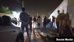 Images taken outside the "Relief Command Headquarters of the Police Force" in Tehran over the weekend show dozens of families waiting, seeking information about their detained relatives. 