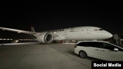 The Boeing 787-8 Dreamliner that Tajikistan bought from Mexico arrived in Dushanbe on May 15.