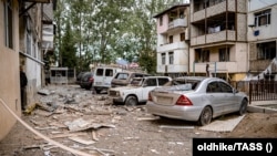 Степанакерт после обстрела