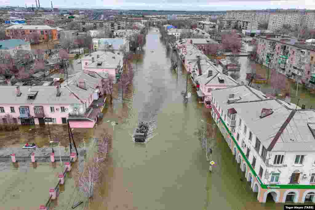 The dam, located in the city of Orsk, some 1,800 kilometers east of Moscow, burst after meltwater rose several meters in just hours on April 5. A criminal investigation into the construction of the dam has been launched by Russian prosecutors.