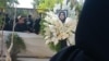 The funeral of Armita Garavand at the Behesht-e Zahra cemetery in southern Tehran.