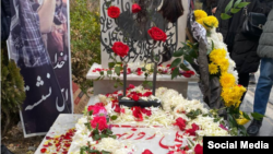 The tomb of Ali Rouzbahani (file photo)