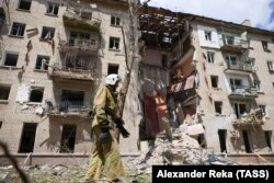 Последствия обстрела Луганска, 7 июня 2024 года