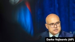 Serbian Defense Minister Milos Vucevic (file photo)