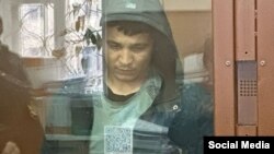 Yakubjoni Yusufzoda attends a court hearing in Moscow on April 1.