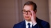 Serbian President Aleksandar Vucic (file photo) 