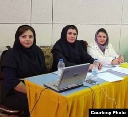 ارغوان جلالی فراهانی قبلاً در ایران با حجاب اجباری قضاوت می‌کرد
