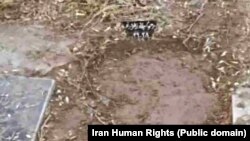 عکسی که سازمان حقوق بشر ایران از محل دفن میلاد زهرهوند منتشر کرده است
