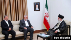 خبرگزاری دولتی ایرنا نوشت که رئیس دفتر سیاسی حماس در این دیدار «گزارشی از آخرین تحولات غزه» را ارائه کرده است.