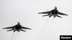 Slovakia no longer uses its MiG-29 fighter jets. (file photo)