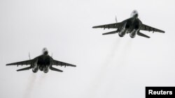 Ukrainian MIG-29 fighter aircraft. (file photo)