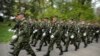 The ministry said the screen shots posted on social media were actually taken during a military parade in the city of Alba Iulia in 2022. (file photo)