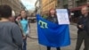 Пикет в поддержку крымских татар. Петербург, 18 июля 2017 г.