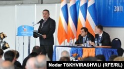 დავით უსუფაშვილი რესპუბლიკური პარტიის ყრილობაზე 2011 წელს