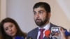 Armenia - Davit Sanasarian, the head of the State Overisght Service, speaks to journalists in Yerevan, June 21, 2018.
