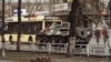 Російська військова техніка на вулицях окупованого Херсона. Квітень 2022 року
