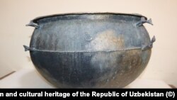 Experts assessed that the cauldron belonged to the ancient nomadic Saka people.