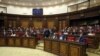 Armenia - The National Assembly debates a government bill on classified information, Yerevan, November 24, 2022.