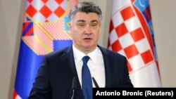 Croatian President Zoran Milanovic (file photo)