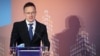 Foreign Minister Peter Szijjarto said Hungary will not vote for any sanctions "that will make the transport of natural gas or oil from Russia to Hungary impossible." (file photo)
