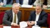 Hungarian Prime Minister Viktor Orban (right) with Deputy Prime Minister Zsolt Semjen (file photo)