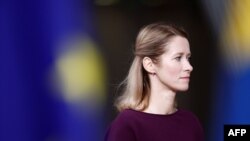 Estonian Prime Minister Kaja Kallas (file photo)