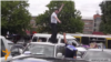 Armenia -- Hayk Kyureghian opens fire outside a court building in Yerevan, 12Jun2014.