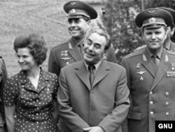 Брэжнеў і касманаўты