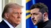 ABŞ prezidenti Donald Tramp (çepde) we ukrain prezidenti Wolodymyr Zelenski