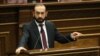 Armenia - Foreign Minister Ararat Mirzoyan speaks in the parliament, Yerevan, March 2, 2022.