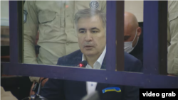 Михаил Саакашвили в зале суда
