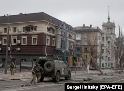 Центр Маріуполя, 12 квітня 2022 року