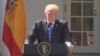 Donald Trump și steagul Spaniei