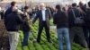 Predsednik Srbije Boris Tadić u plasteniku u selu Vinarce