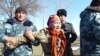 Базар-Коргон: Митингчилер жол тосууга аракеттеништи