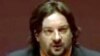 Italy-Screen shot of Fabio Amato,member of Left Party and Responsible for International Relations and member of the National Political Committee,2007