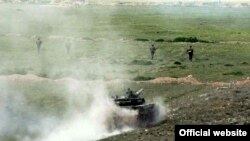 Nagorno-Karabakh - Karabakh Armenian forces hold military exercises.