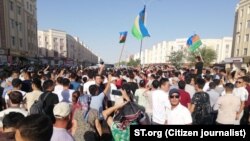 Нөкістегі наразылық. 1 шілде 2022 жыл.