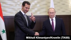 Vladimir Putin și Bashar al-Assad la Soci