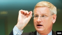 Şeful diplomaţiei suedeze Carl Bildt