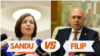 Maia Sandu vs Pavel Filip
