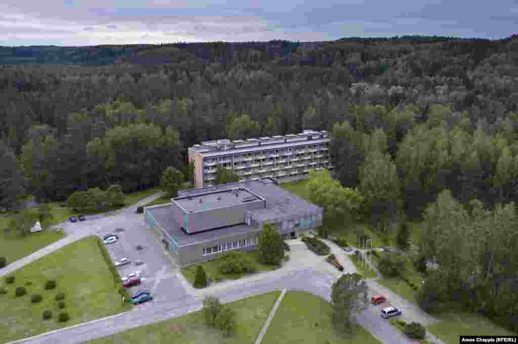 The Ligatne Sanatorium, about 75 kilometers from the capital, Riga, was completed in 1982 for the Latvian Soviet Socialist Republic’s top communist leaders.
