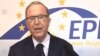 Armenia - A screenshot of European People's Party President Wilfried Martens's video address to a congress of the ruling Republican Party of Armenia held on March 10, 2012.